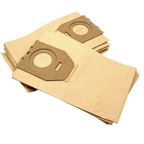 vhbw 10x Sacs remplacement pour Adix PH 140 pour aspirateur - papier, 29cm x 17,5cm