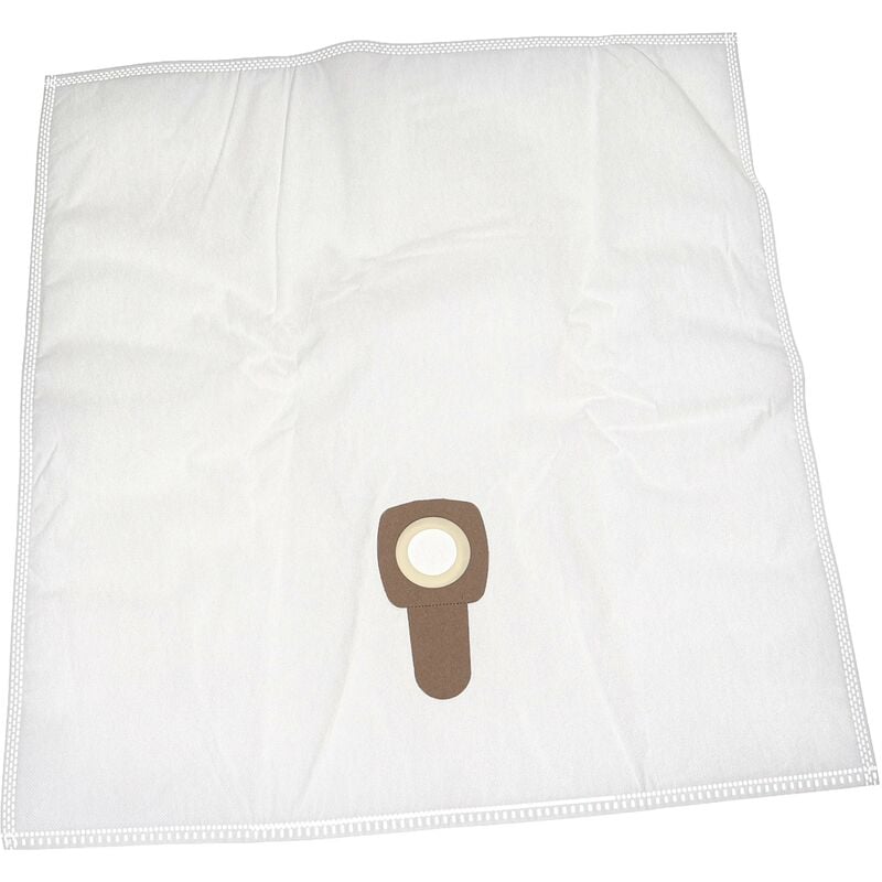 Vhbw - 10x Sacs remplacement pour Allaway 1584/280689, sbm-cm / série c (13 l) pour aspirateur - microfibres non tissées, 29cm x 21cm blanc