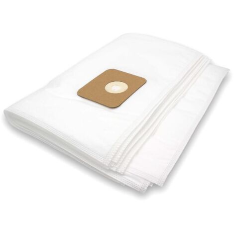 vhbw 10x Sacs remplacement pour Nilfisk 5715492061518 pour aspirateur - microfibre non tissée, 54,5cm x 41cm blanc
