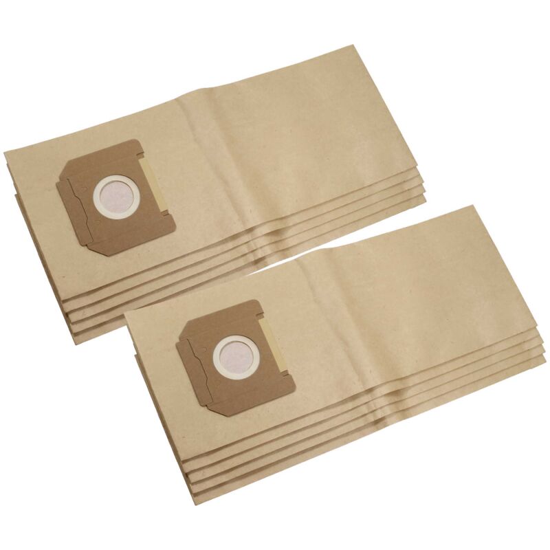 Image of 10x Staubbeutel Ersatz für Kärcher 6.904-210.0 für Staubsauger - 30cm x 35cm braun - Vhbw