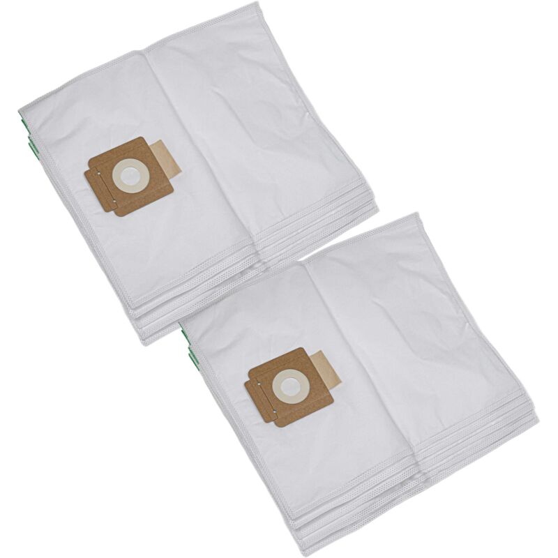 Image of 10x Staubbeutel kompatibel mit Kärcher t 12/1 Professional Staubsauger - 36cm x 23,5cm Weiß - Vhbw