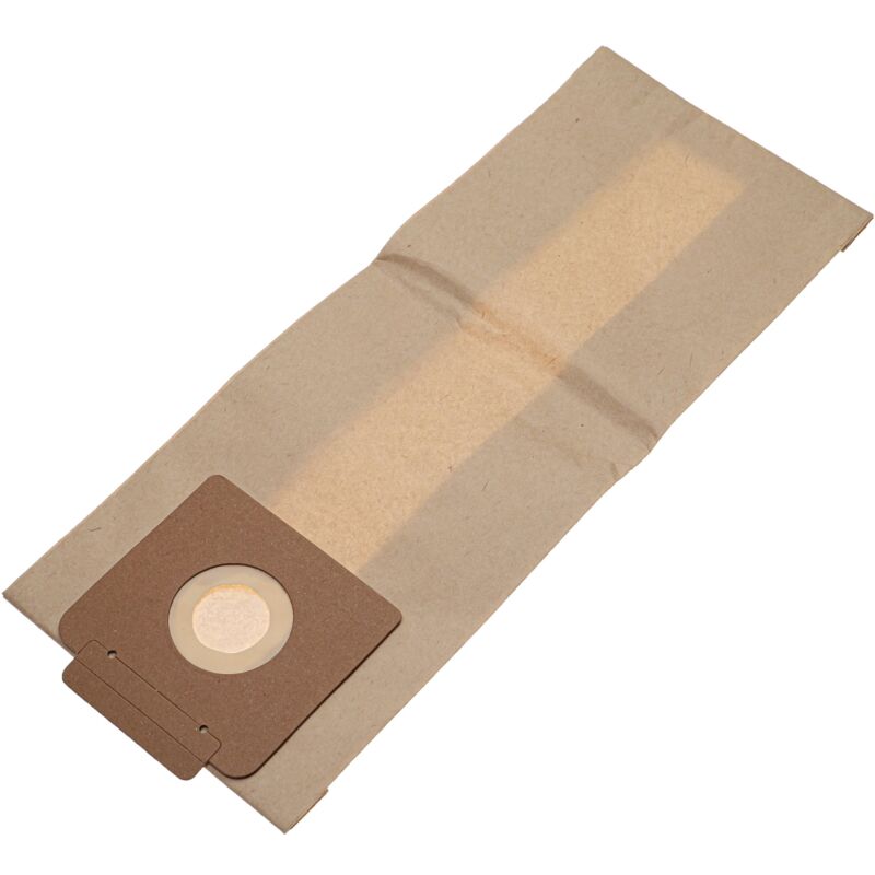 Vhbw - 10x Vacuum Cleaner Bag compatible with Kärcher t 10/1, t 10/1 Adv, T10/1 Professional, T101ecoefficiency, ds 5300 Vacuum Cleaner - Paper Brown