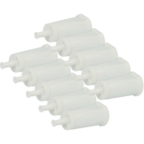 vhbw 10x Wasserfilter Filter Ersatz für Sage AS-CF100, BES008, BES0080NXX1, FMC011, SES008, SES008WHT0NEU1 für Espressomaschine Weiß