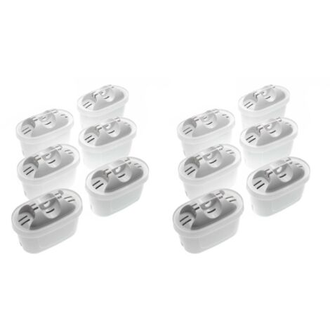 vhbw 12x Cartouches de filtre compatibles avec AquaCrest AQK07, carafe d'eau
