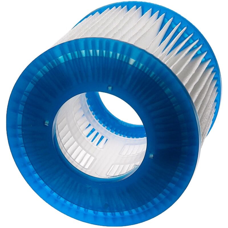 Image of Vhbw - 12x cartuccia filtrante di tipo vi compatibile con Bestway Lay-Z-Spa Hawaii, Miami, Monaco piscina - Filtro di ricambio, bianco / blu
