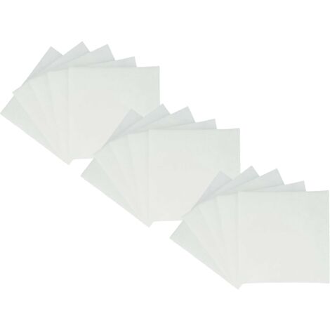 vhbw 15x Filtres pour l'unité de ventilation, ventilateur de bain comme Lunos 2/FSA