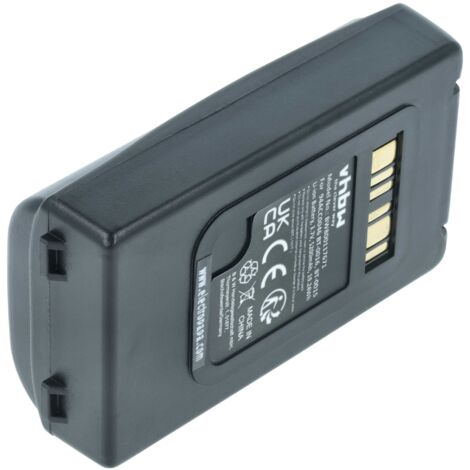 vhbw 1x Akku Ersatz für Datalogic BT-0015, BT-0016 für Barcodescanner POS (5200 mAh, 3,7 V, Li-Ion)