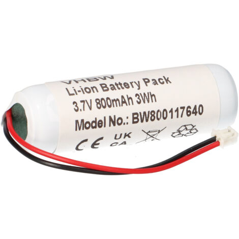 vhbw 1x Akku kompatibel mit Datalogic QuickScan QS6500BT, QS65-2030000R, QS65-2040032-401R Barcodescanner POS (800 mAh, 3,7 V, Li-Ion)