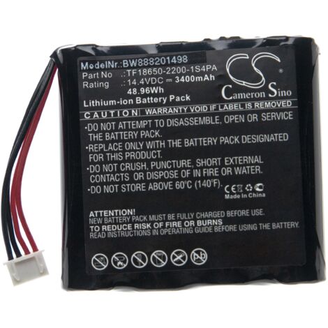 vhbw 1x Akku kompatibel mit Marshall Kilburn digital Radio (3400 mAh, 14,4 V, Li-Ion)