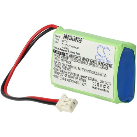 vhbw 1x batería compatible con Dogtra 2500RX, 2502T, 2502B, 2500T, 2302-NCP Advance, 2500B collar para perros (adiestrador) (460 mAh, 7,4 V, Li-poli)