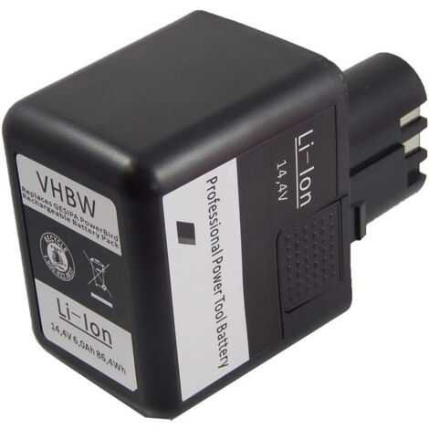 vhbw 1x batteria compatibile con Gesipa Accubird, Firebird utensile elettrico, utensile per montare rivetti ciechi (6000 mAh, Li-Ion, 14,4 V)