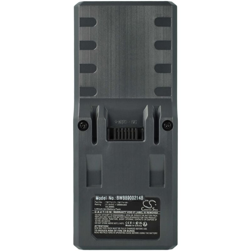 1x Batterie compatible avec Beko vrt 8282 bv, ZB1852 aspirateur (2000mAh, 21,6V, Li-ion) - Vhbw