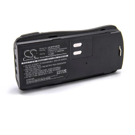 vhbw 1x Batterie compatible avec Motorola VL130, SP66 radio talkie-walkie (1800mAh, 7,5V, NiMH)