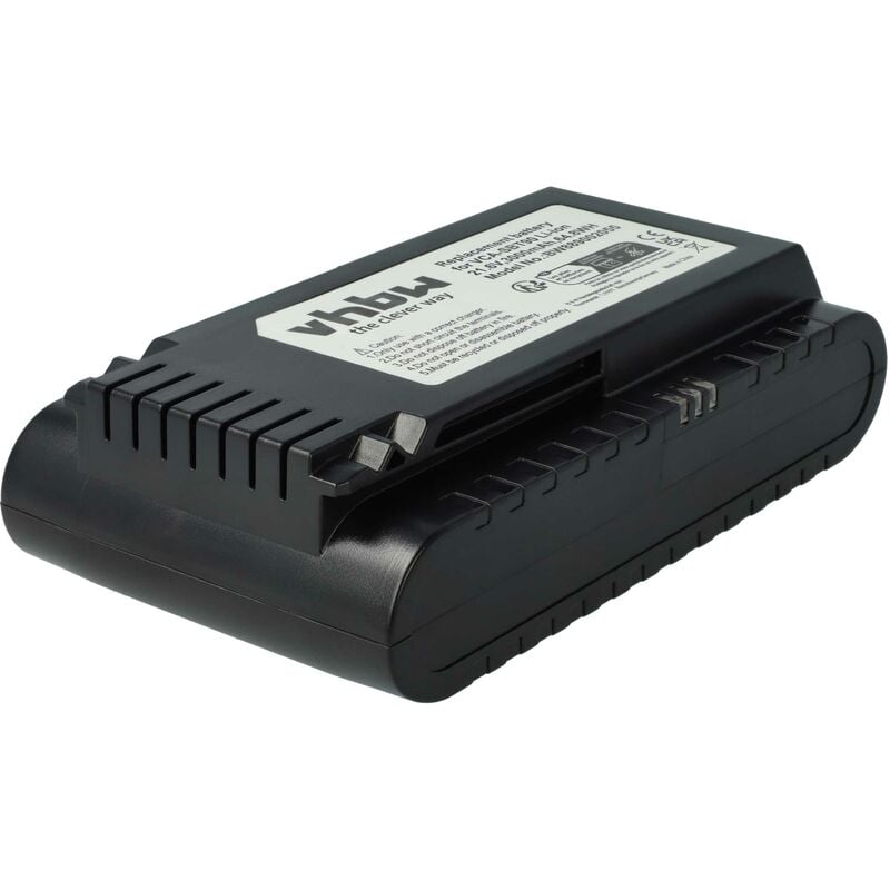 Vhbw - 1x Batterie compatible avec Samsung Jet 75 Multi VS20T7534T1/SH, 75 Premium, 75 aspirateur noir (3000mAh, 21,6V, Li-ion)