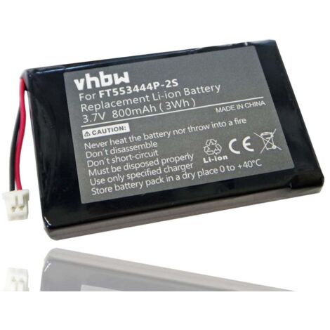 vhbw 1x Batterie compatible avec Stabo freecomm 600 Set radio talkie-walkie (800mAh, 3,7V, Li-ion)