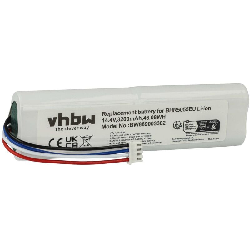 Vhbw - 1x Batterie compatible avec Xiaomi Mi Robot Vacuum Mop 2, BHR5055EU, STYTJ03ZHM robot électroménager (3200mAh, 14,4V, Li-ion)