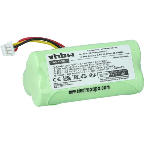 Batterie Pour MicroTalk Vhbw 5X Batterie Compatible Avec Cobra MicroTalk PR900, PR500, 300, 80, 85, 200, 115, 110, 100 Radio Talkie-walkie (600mAh, 4 ,8V, NiMH Pile Remplacement Radio Cobra - 5
