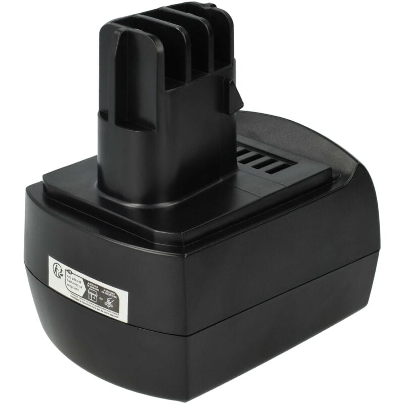 Vhbw - 1x Batterie remplacement pour Metabo 6.31746, 6.25471.00, 6.31728, 6.2547, 6.25471, 6.25470.00 pour outil électrique (2100 mAh, NiMH, 9,6 v)
