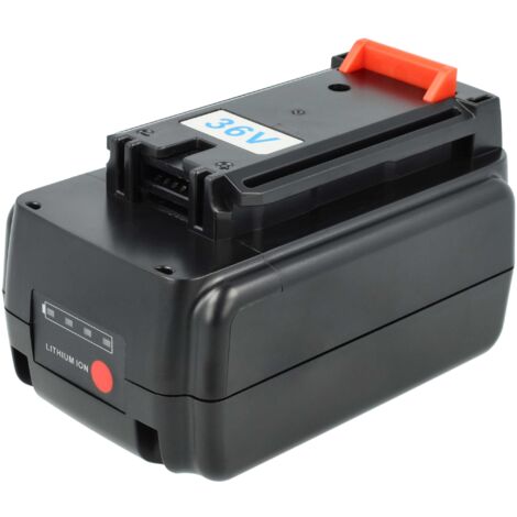 vhbw 1x Battery compatible with Black & Decker 40V MAX 24 inch Cordless Hedge Trimmer Power Tools (3000 mAh, Li-Ion, 36 V)