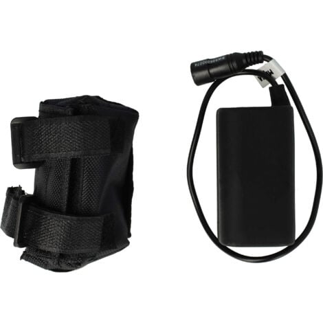 vhbw 1x Battery Pack compatible with Lupine SL Nano AF bicycle lamp light (5200mAh, 8.4 V, Li-Ion), water-repellent fabric