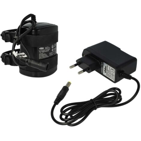 Batterie Vhbw 5200mAh 8,4V Li-Ion Pour Phare Vélo - Grande Autonomie + Pochette De Fixation Guidon, Remplacement Haute Performance