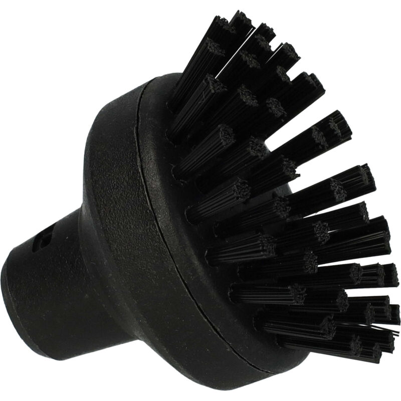 vhbw 1x brosse arrondie, grande taille compatible avec Kärcher SC 1 Floor Kit, SC 1 PLUS FLOOR KIT, SC 1 MINI nettoyeur vapeur - Brosse à vapeur