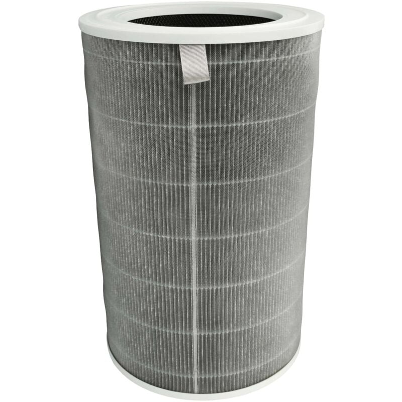 vhbw Filtre à charbon actif compatible avec Xiaomi Smart Air Purifier 4 Pro purificateur d'air - Filtre à air H12 gris / blanc