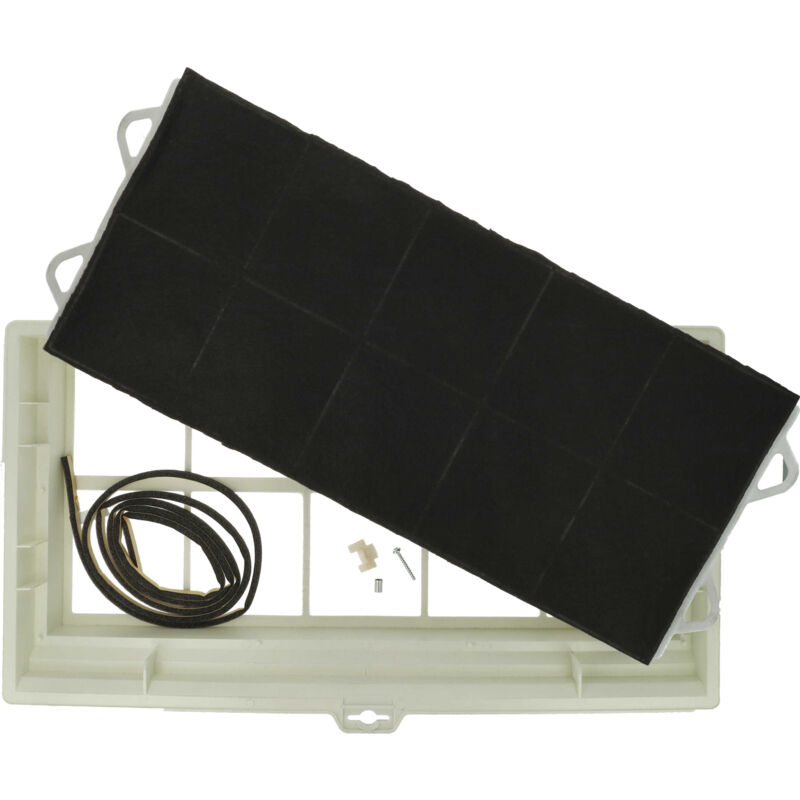 Vhbw - 1x Filtre à charbon actif remplacement pour Siemens LX300000, 460478 pour hotte aspirante - 49,5 x 29,5 x 6,2 cm