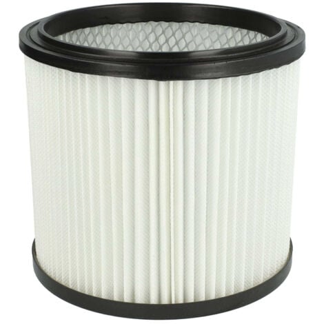vhbw 1x filtre plissé compatible avec Aqua Vac NTS 30, Plus 740, NTP 30, Plus 1000, Super 760, Super 30, Synchro 22, Synchro 30 A, Synchro 40 A / AC  aspirateur - noir / blanc