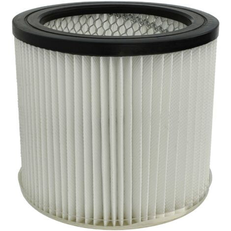 vhbw 1x filtro a pieghe piatte compatibile con Scheppach NTS30 aspiratore umido/secco - Cartuccia filtrante