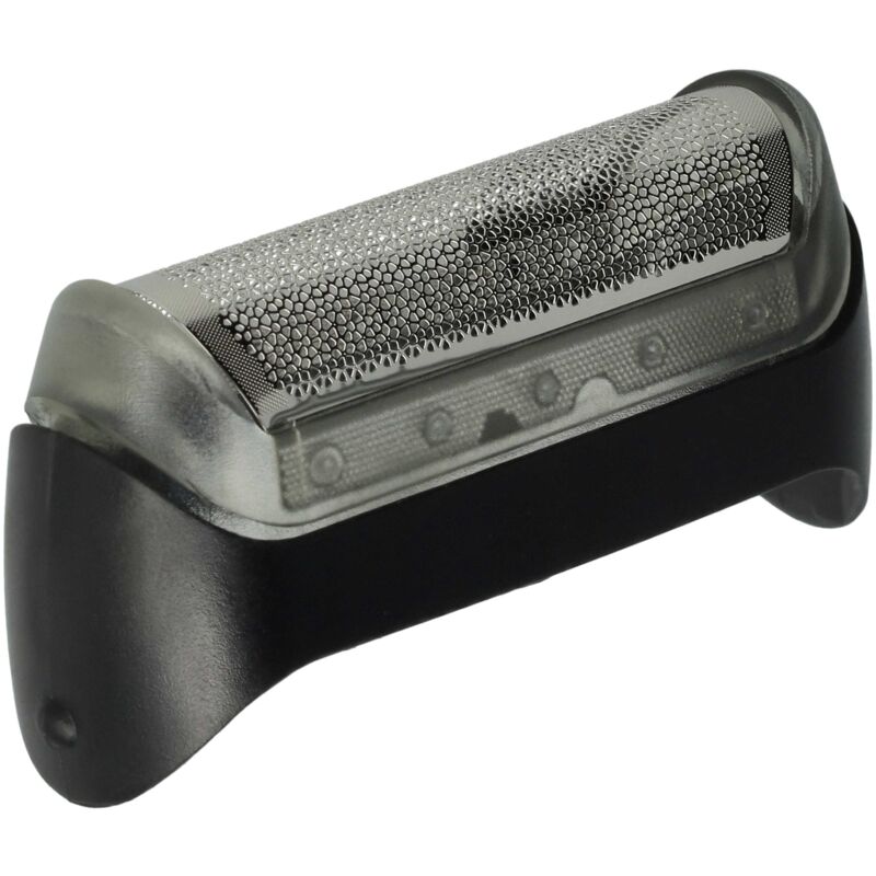 vhbw Grille de rasoir compatible avec Braun CruZer3, CruZer4 Face, CruZer5 Face, CruZer6 Face, Z50, Z60 - avec habitacle, noir / argent