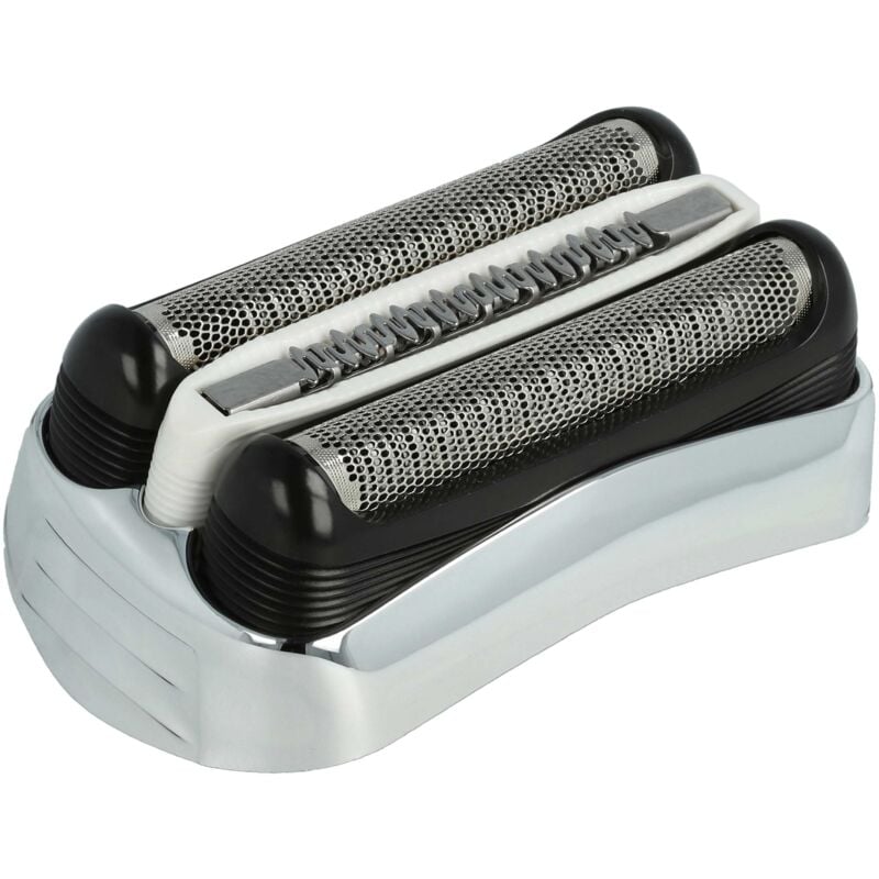 Rasierkopf kompatibel mit Braun neue Generation 300, 3010, 3020, 3030, 3040, 3045, 3050cc, 3070cc, 3080s, 3090cc - Scherkopfkassette, silber - Vhbw