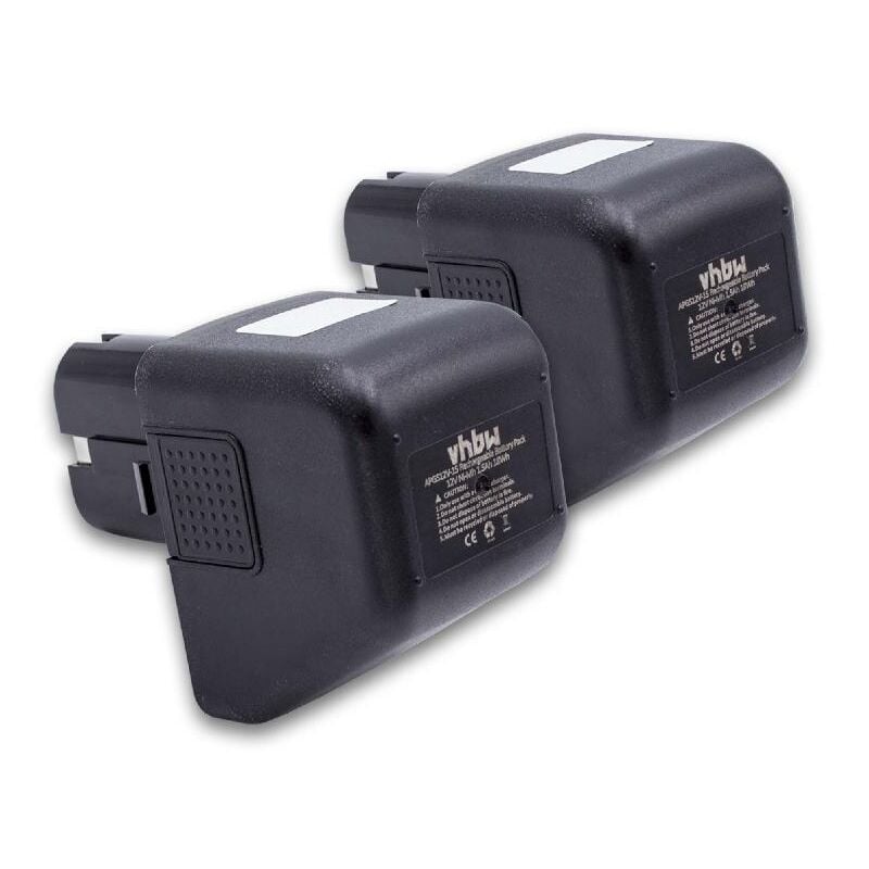 

2 x NiMH Batería 1500mAh (12V) para su herramienta electrónica Gesipa Accubird, Firebird, Powerbird, Punchbird por 70291510061. - Vhbw