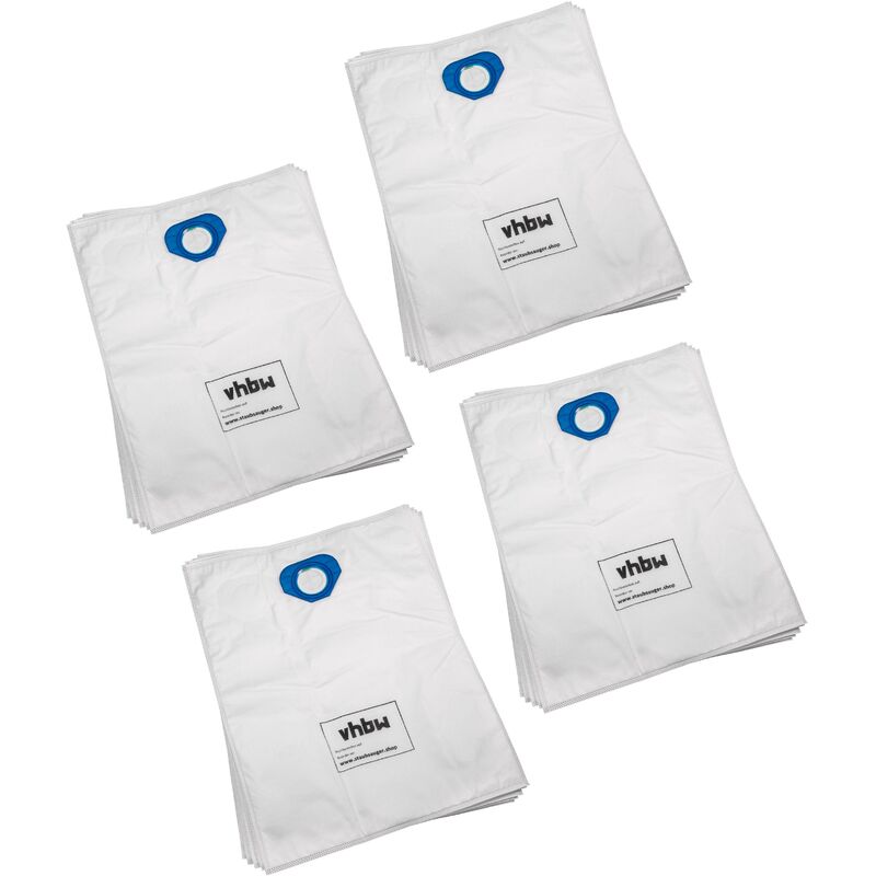 20 microfleece Dust Bags compatible with bvc c 600, Compact 600, Junior, Junior Super, s 500, s 600, s 700, s 800 Vacuum Cleaner, 63cm x 49cm - Vhbw