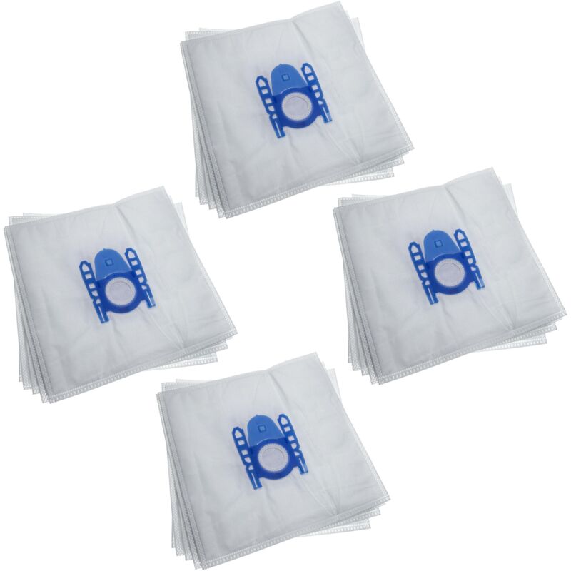 20 microfleece Dust Bags compatible with Kärcher vc 5100, vc 5200, vc 5300 Vacuum Cleaner - Typ f/j, 30cm x 30cm, White - Vhbw