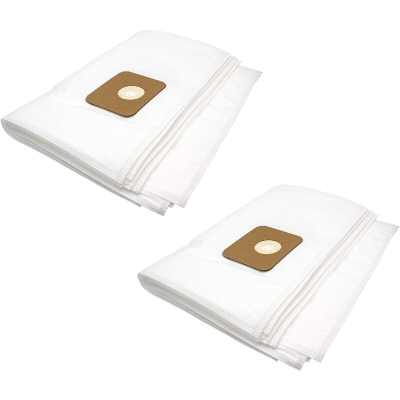 20 microfleece Dust Bags compatible with Nilfisk Multi 20, 20 cr, 20 Inox, 20T, 20T Inox, 30, 30 Inox, 30T, 30T Inox Vacuum Cleaner, White - Vhbw