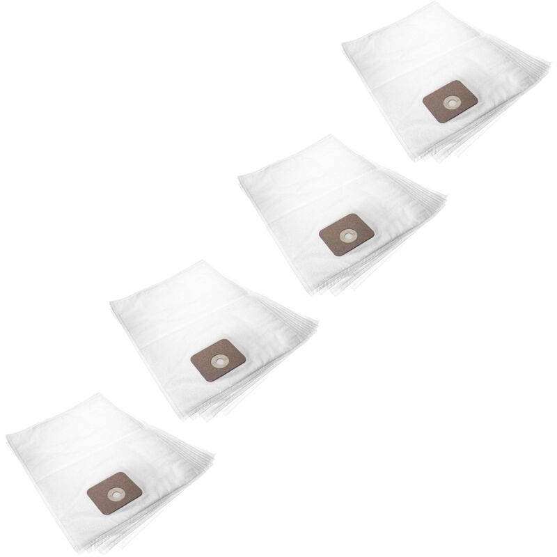 20 microfleece Dust Bags Replacement for Nilfisk 107402336 for Vacuum Cleaner, White - Vhbw