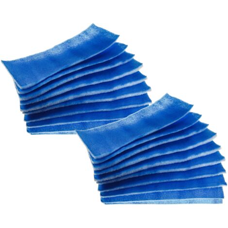 vhbw 20 Part Filter Set compatible with Nilan VP 18 Compact P Humidifier, Purifierventilation system - exhaust filter, intake filter