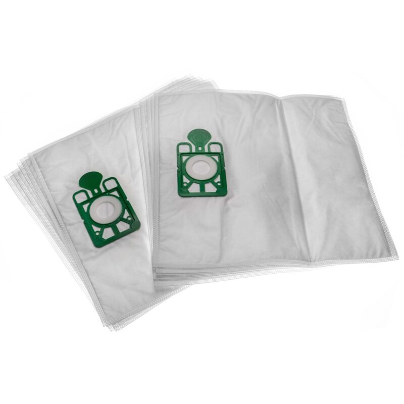 Vhbw - 20x Sacs compatible avec Numatic dbq 250-2, dbq 250, Harry HHR200-A aspirateur - microfibre non tissée, 40cm x 41cm blanc