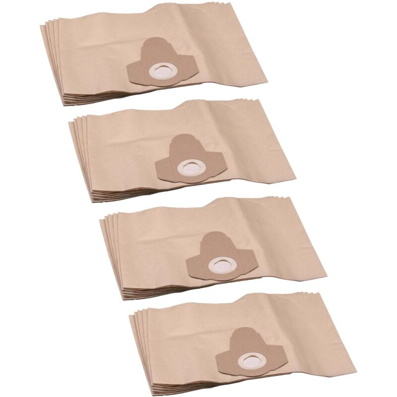 

20x Bolsa aspiradora compatible con Einhell Duo 1250, HPS 1300, HPS 1300/1, MX-VC 1215S aspiradora - papel, 30 cm x 17,5 cm, marrón - Vhbw