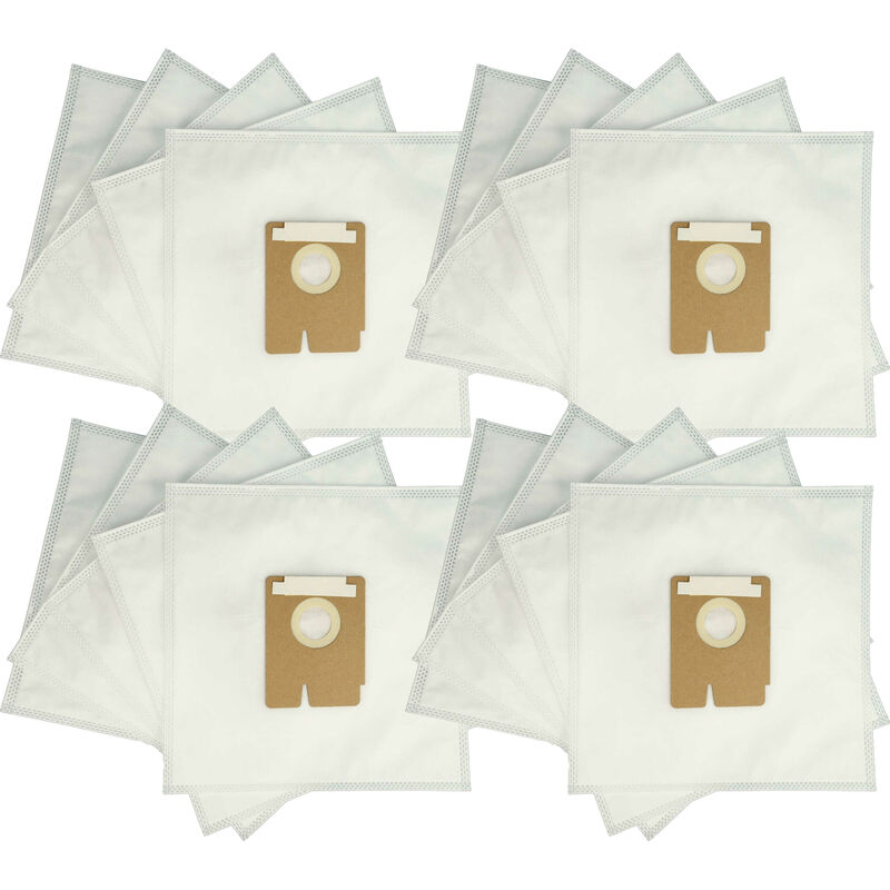 

20x Bolsa aspiradora compatible con Hoover TFV1816 011, TFV1818 011, TFV2003 011, TFV2004 011 aspiradora - vellón micro, 27,6 cm x 26,6 cm - Vhbw