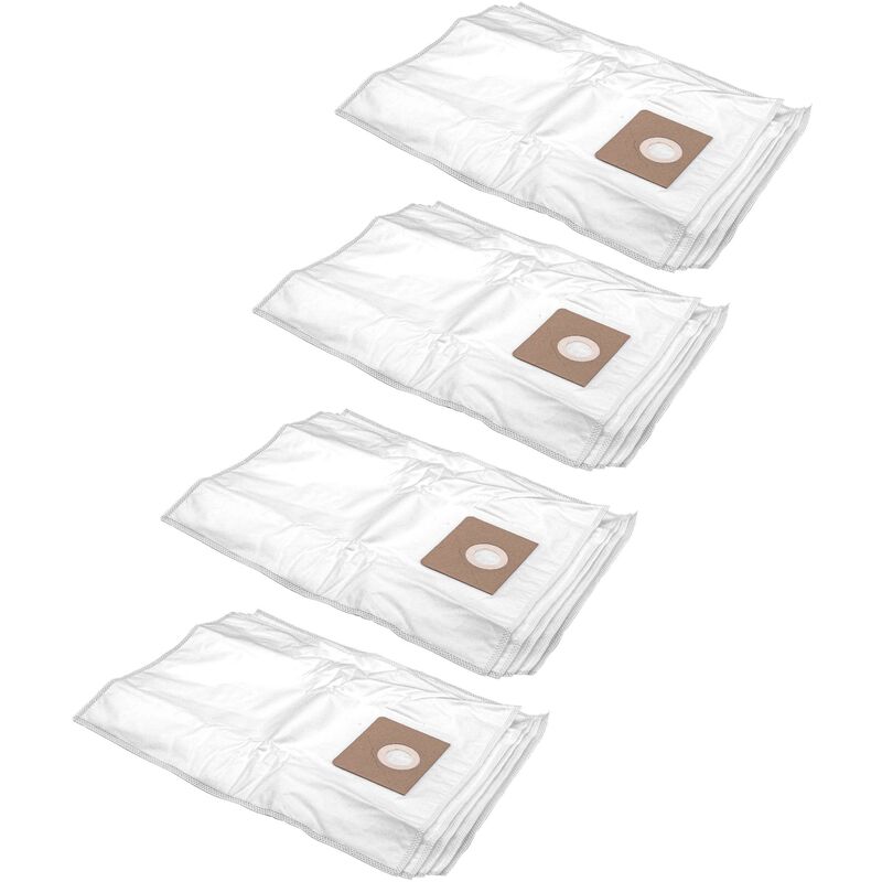 

20x Bolsa aspiradora compatible con Makita VC4210L/M aspiradora - vellón micro, capacidad de 35 l, 30 cm x 28 cm, blanco - Vhbw