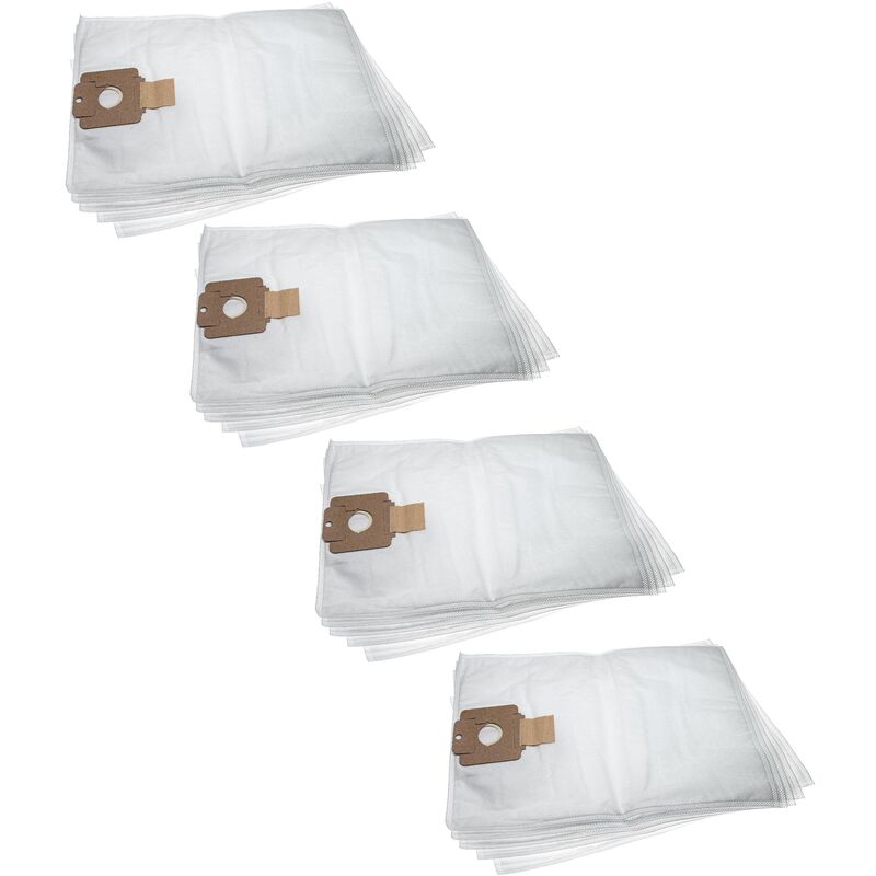 

20x Bolsa aspiradora compatible con Nilfisk MAXXI WD 3 aspiradora - vellón micro, 53,3 cm x 39,8 cm, blanco - Vhbw
