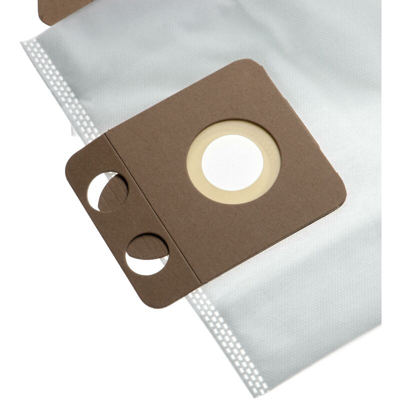 

20x Bolsa aspiradora reemplaza Nilfisk 107413077 para aspiradora - vellón micro, 49,7 cm x 22,6 cm, blanco - Vhbw