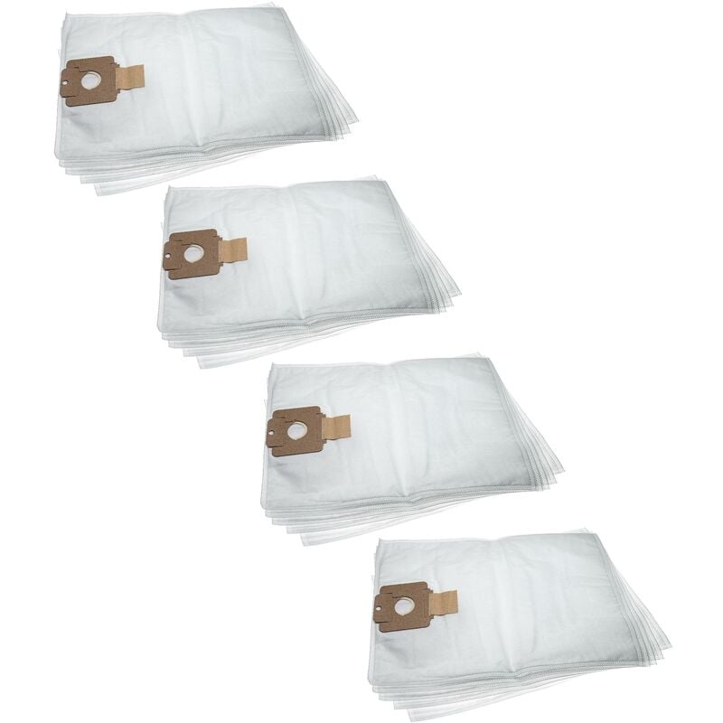 

20x Bolsa aspiradora reemplaza Nilfisk 1470745010 para aspiradora - vellón micro, 53,3 cm x 39,8 cm, blanco - Vhbw