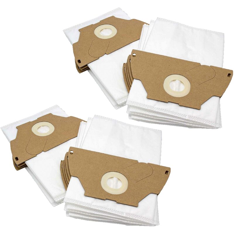 

20x Bolsa aspiradora reemplaza Unifit uni-170 para aspiradora - vellón micro, 28 cm x 21,5 cm, blanco - Vhbw