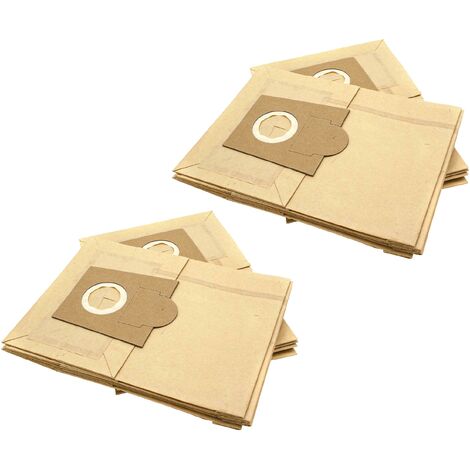 vhbw 20x bolsa compatible con Bosch BSA 3510 Powermaxx Sphera 35, 3510 Powermaxx, 3510 aspiradora - 24,5 cm x 18 cm