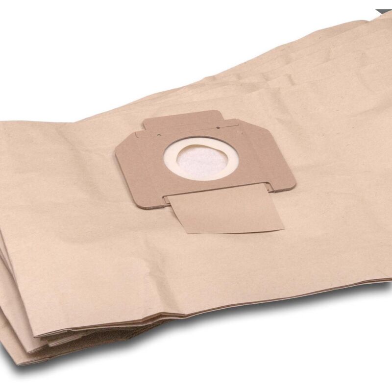

20x bolsa compatible con Bosch VAC140A, VAC140S aspiradora - papel, marrón - Vhbw