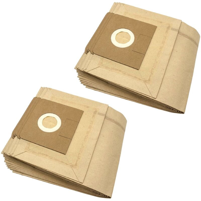 

20x bolsa compatible con Kärcher NTZ 361 Eco/TE, WD 4.000 - WD 4.999, WD 5.000 - WD 5.999, Xpert NT 360 aspiradora - papel, marrón - Vhbw