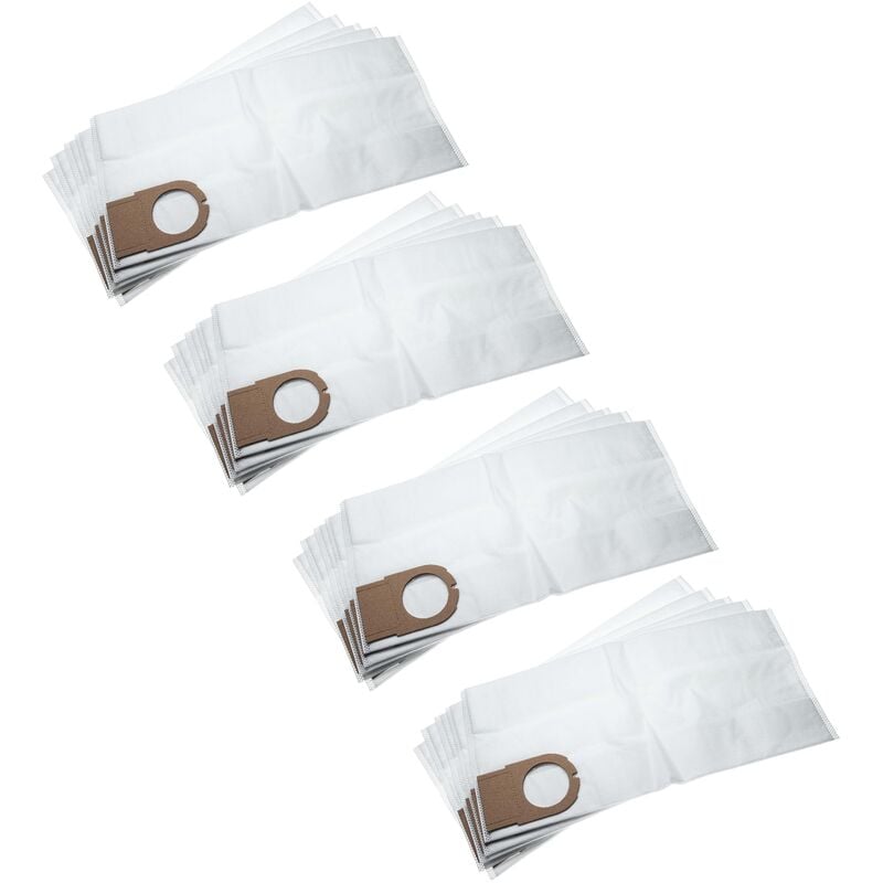 

20x bolsa compatible con Metabo AS 9010, ASA 9011 aspiradora - vellón micro, 49.3cm x 23.7cm, blanco - Vhbw